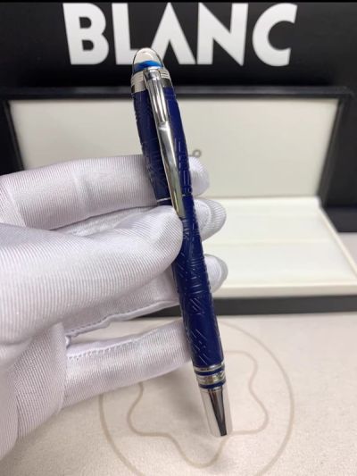 MONTBLANC Star Trek Series Blue Star Series Metal Signature Pen Precious Bead Pen Neutral Pen Water Pen Pen